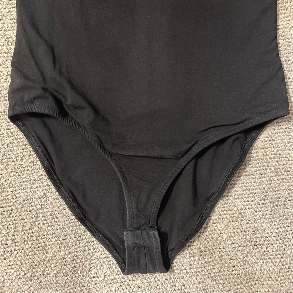 Pact Everyday Tank Bodysuit Black Capsule Wardrobe Layering Organic Cotton Small - Picture 7 of 15
